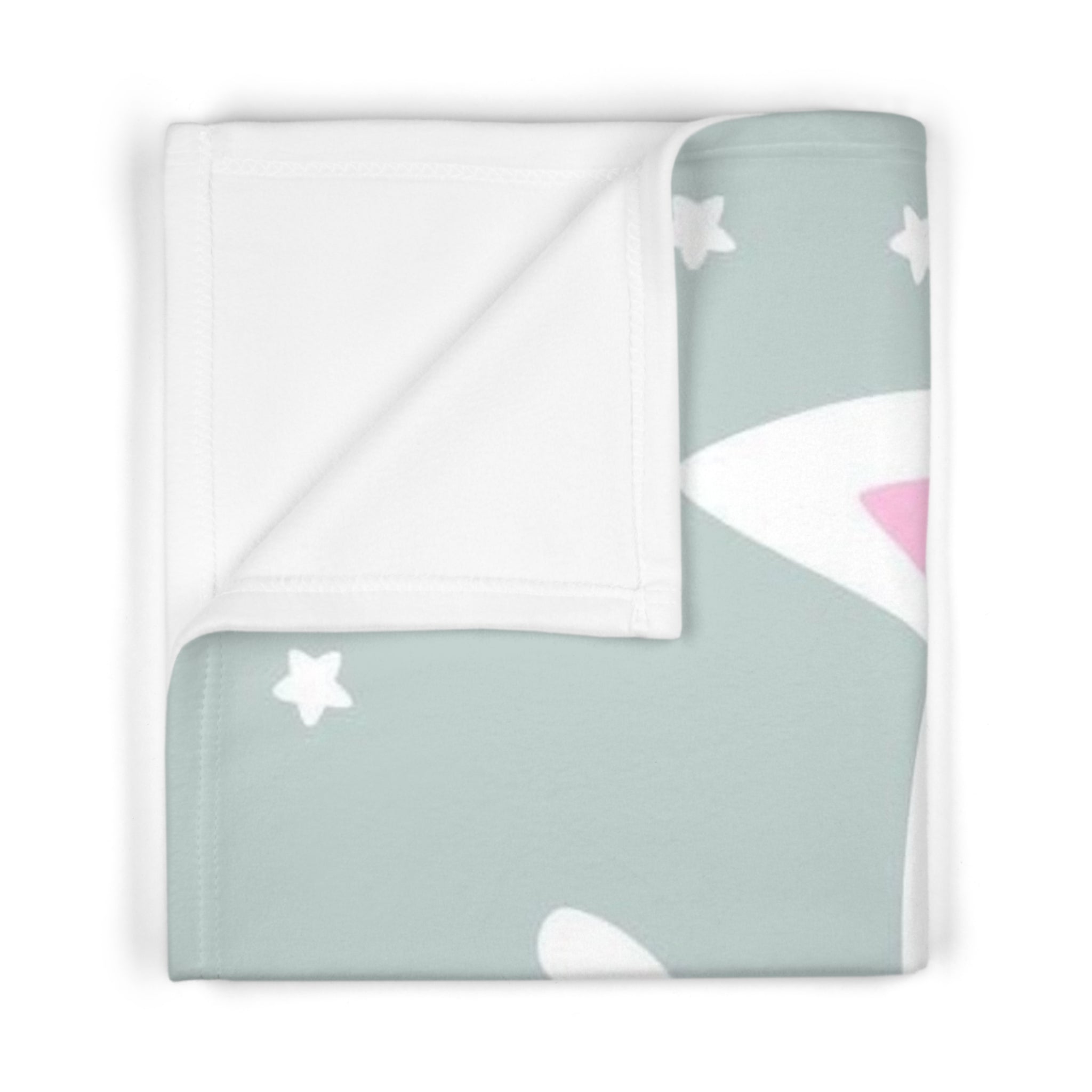 Cute Cat Baby Blanket — Soft Fleece Nursery Throw for Newborns & Toddlers