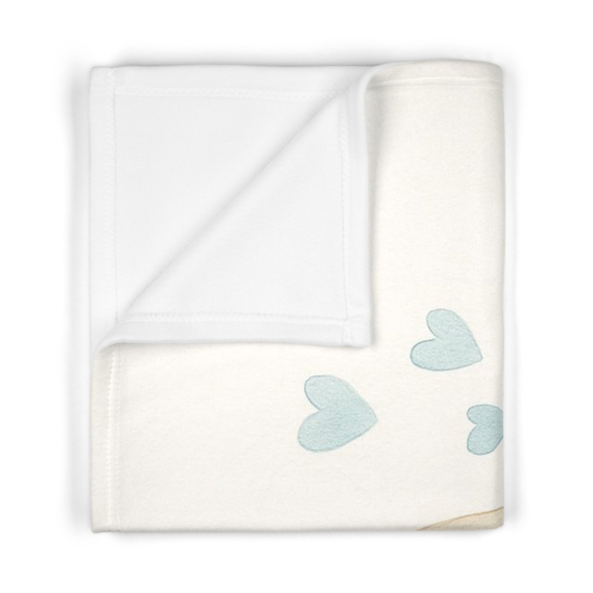 Cute Polar Bear Baby Blanket – Soft Fleece Nursery Throw with Mama & Baby Design